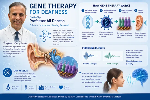 Dr. Danesh — gene therapy for deafness, guided resource