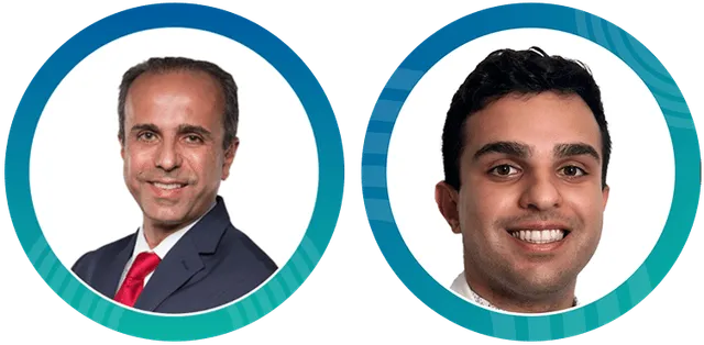 Headshots of Dr. Ali Danesh and Dr. Farzon Danesh