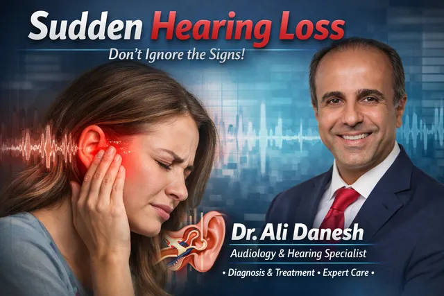 Dr. Danesh discussing sudden sensorineural hearing loss